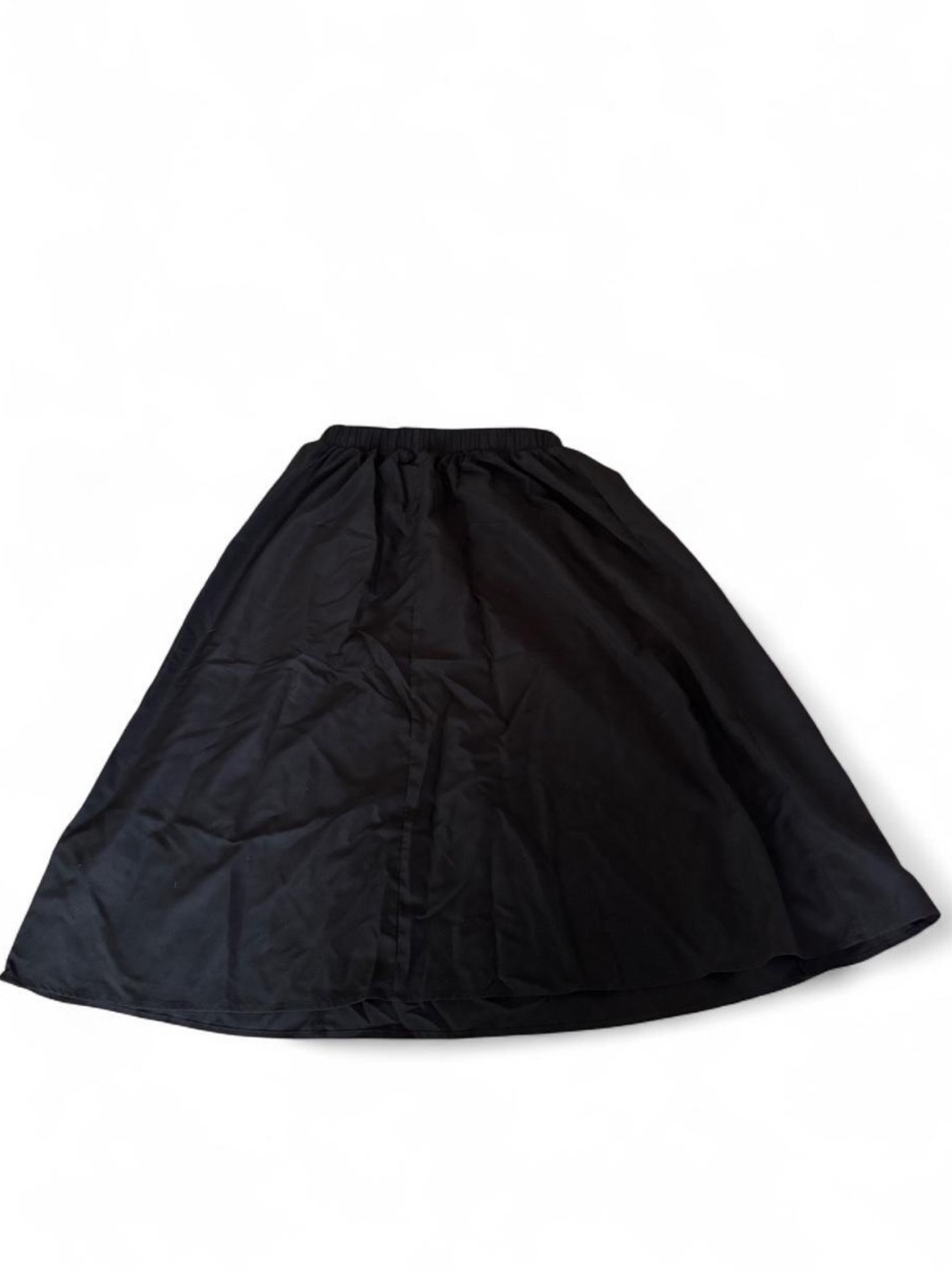 Classic Black A-Line Women's Skirt with pockets